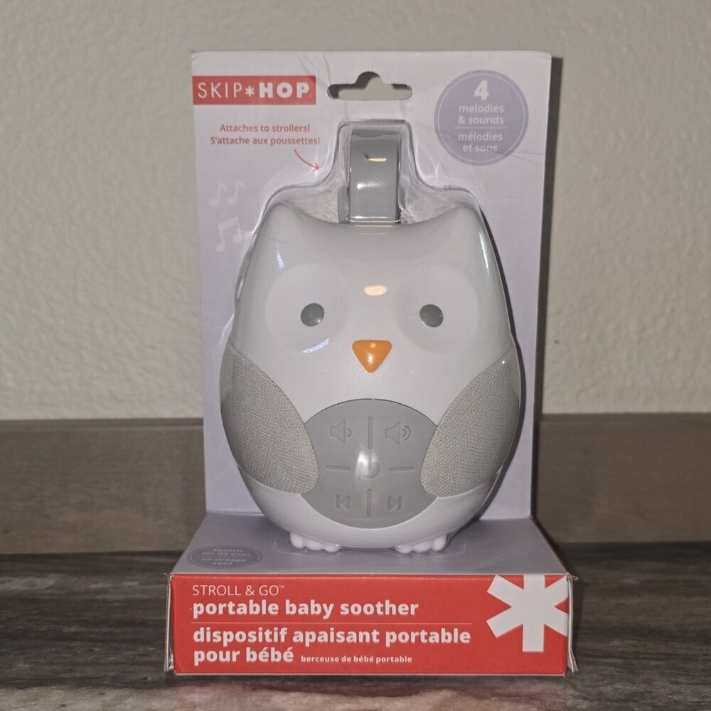 SKIP HOP STROLL & GO PORTABLE BABY SOOTHER 4 MELODIES & SOUNDS NEW